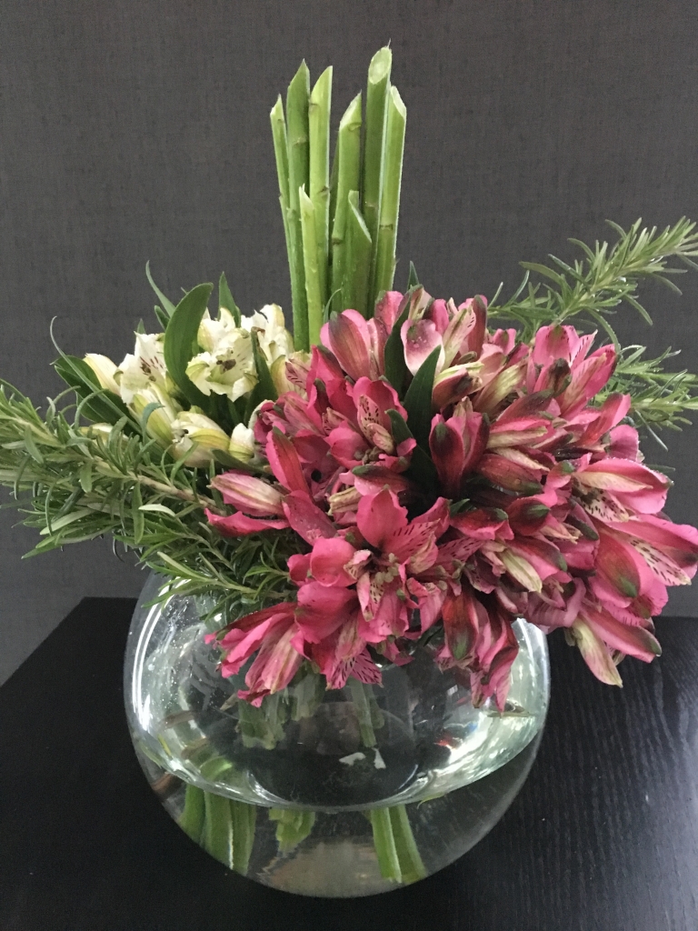 Rosemary astroemeria, modern, contemporary, flowers
