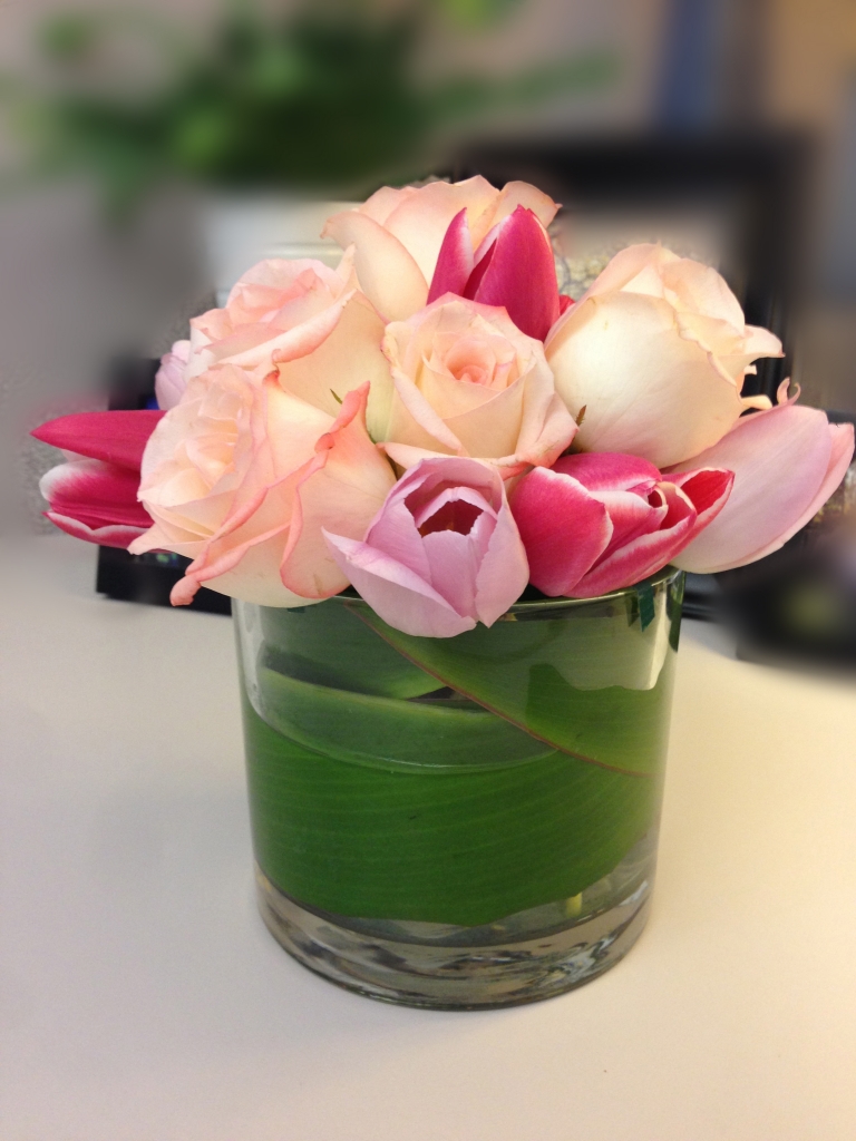 Tulip & Roses, Mother's Day arrangement