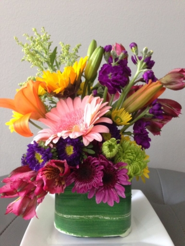 Spring flowers, modern, contemporary