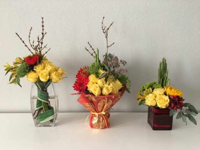 Lunar New Year Flowers, Chinese New Year, Yellow flowers
