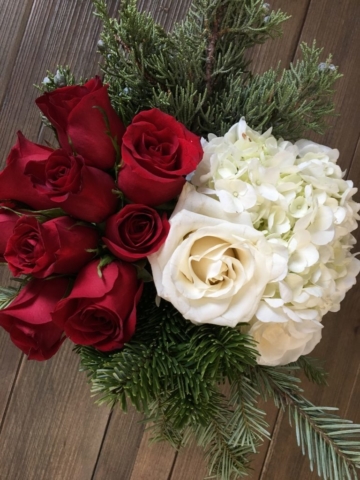 holiday, Christmas, modern, flowers