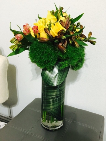 Administrative Day, flowers, modern