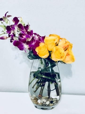 Exotic Tropical Flower Arrangement, modern flowers