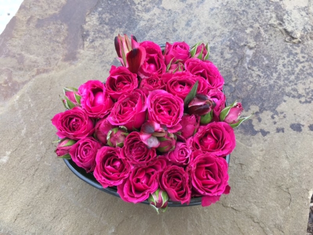 valentine, flower, modern, diy, dollar tree
