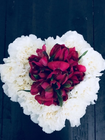 valentine, flower, modern, diy, dollar tree