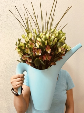 Flowers in a Watering Can