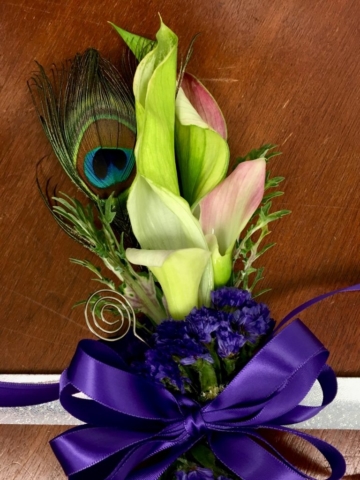 Calla Lilies, corsages, prom, homecoming