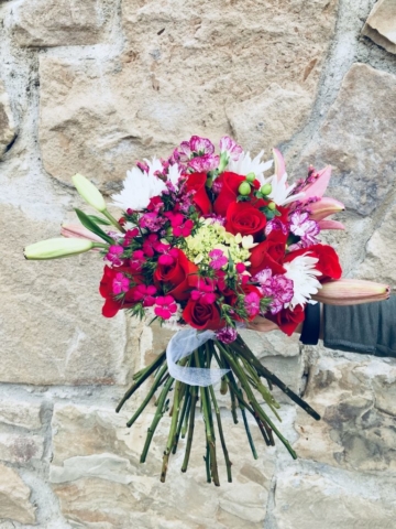 flower bouquet, hand-tied bouquet, modern